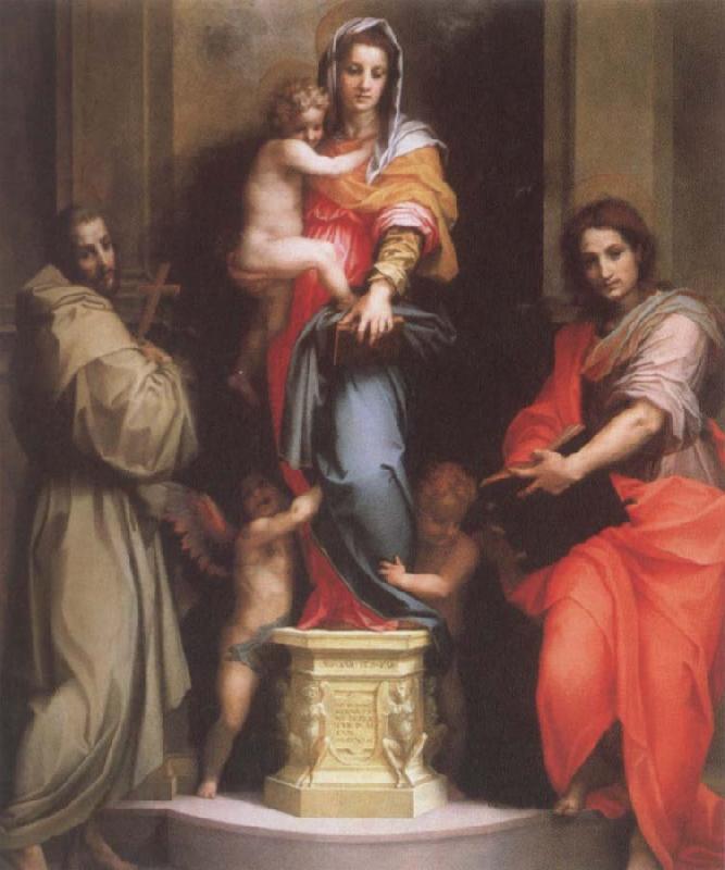 Andrea del Sarto Madonna of the Harpies Sweden oil painting art